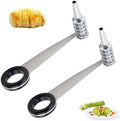 2-Pack Stainless Steel Spiral Vegetable Cutters