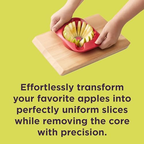 Chef'n 16 Slice Apple Corer and Slicer, Stainless Steel Blades with