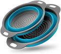 Alnicov Collapsible Colander,2 Collapsible Colanders Set,Silicone