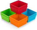 Webake 3.5 Inch Jumbo Baking Cups Reusable Silicone Square Cupcake