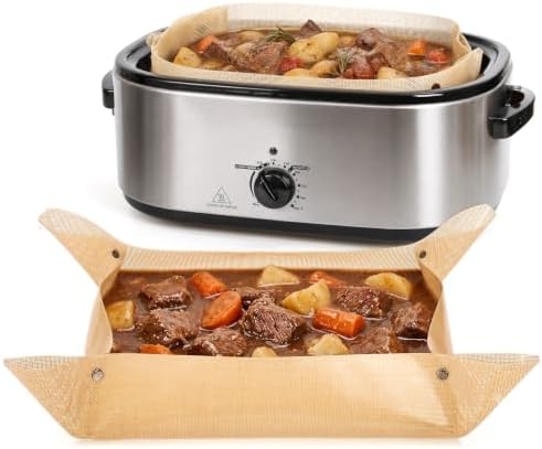 Silicone Electric Roaster Liners for 18-22 Quart Roaster Oven