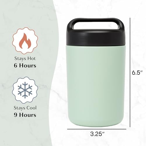 Goodful Stainless Steel Food Jar, Double Wall Vacuum Sealed Insulated