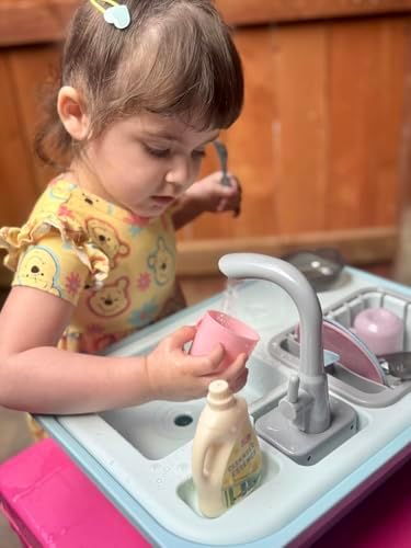 Asweets Color Changing Kitchen Sink Toys
