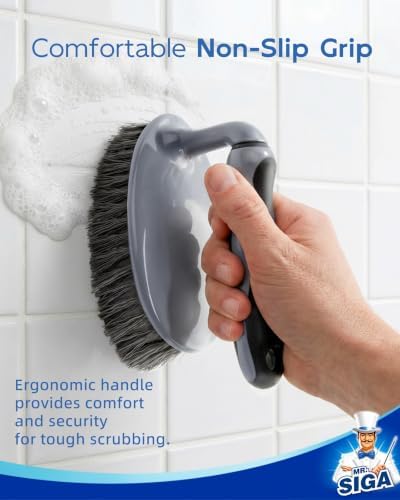MR.SIGA Bathroom Shower Scrub Brush