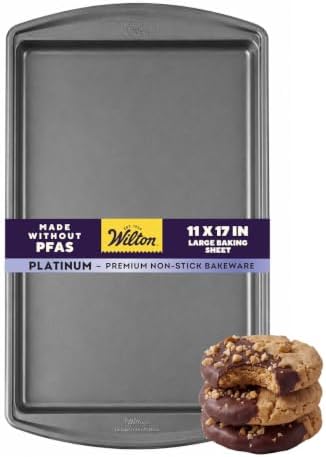 Wilton Platinum Non-Stick Large Baking Sheet, Made Without PFAS, 11x17