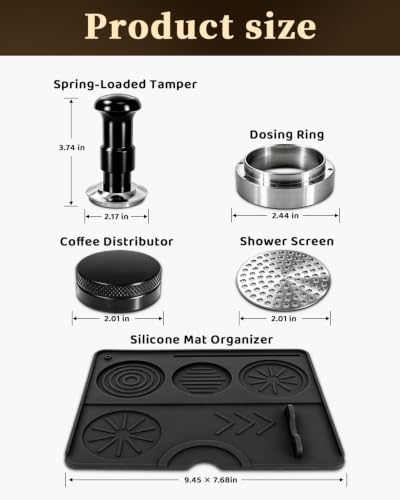 51mm Espresso Accessories Kit, 5-Piece Espresso Machine Accessories