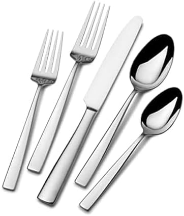 Mikasa Everett 18/10 Stainless Steel Flatware Set, 101-Piece Service