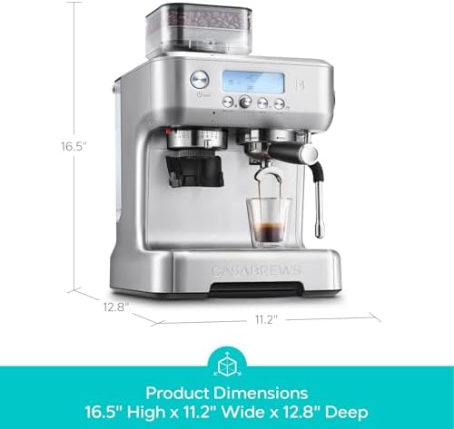 CASABREWS 5700Pro Espresso Machine with Grinder