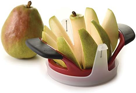 Norpro 5099 Grip Ez Fruit Wedger/Corer with Push Plate, 8 Sections