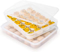 Deviled Egg Containers with Lid, Set of 2, 48 Eggs