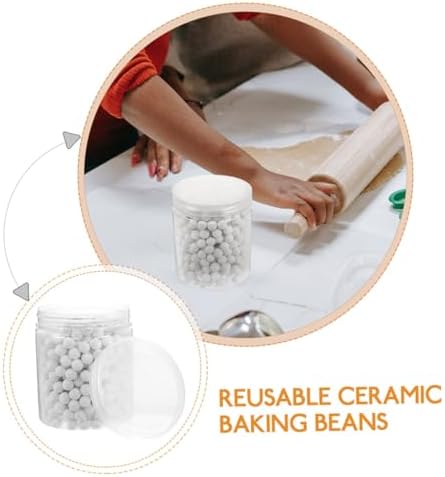 Reusable Ceramic Baking Beans for Pie Crusts 1 Bottle