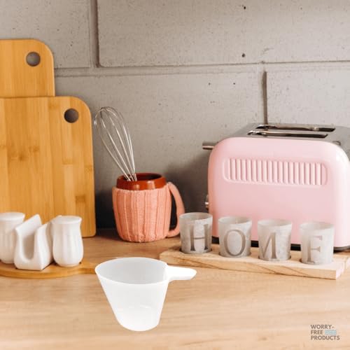 Worry-Free 1 Cup Measuring Cup - USA Made Plastic Measuring Cup, BPA