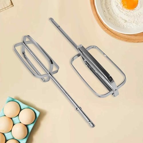 2Pcs Hand Mixer Beaters Attachments, Flat Stainless Steel Strip Beater