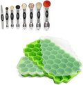 Magnetic Measuring Spoons Set Stainless Steel with Leveler,Ice Cube