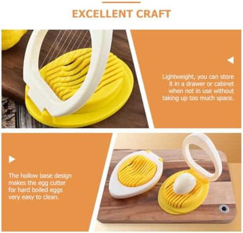 Plastic Egg Slicer Tool, Multipurpose Cutter for Strawberry and