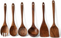 6-Piece Teak Wood Kitchen Utensil Set