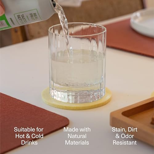 Graf Lantz - Bierfilzl Merino Wool Round Coasters Set of 4 - Heather