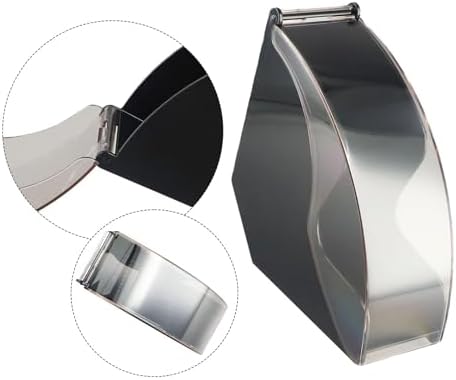 RichVibe Acrylic Coffee Filter Paper Holder Storage Box with Rotating