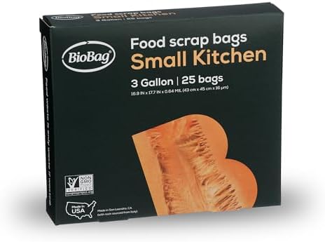 BioBag (USA), The Original Compostable Bag, 3 Gallon, 300 Total Count