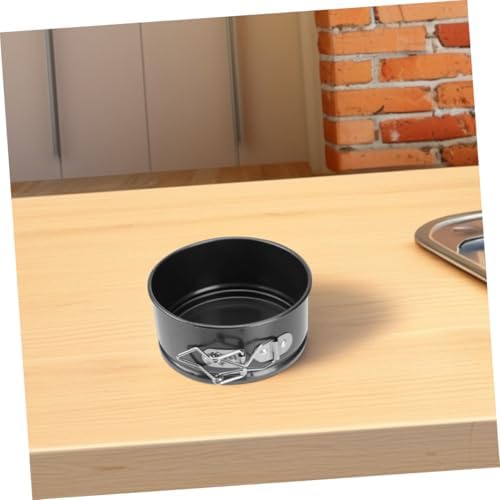 4 Piece round Springform Cake Pans Nonstick Carbon Steel