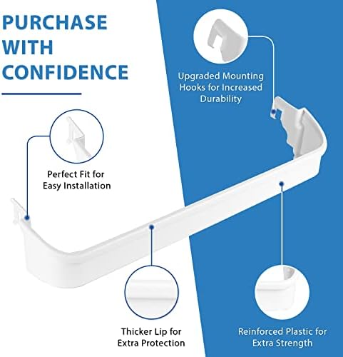 Lifetime Appliance 240338001 Door Bin Shelf Rack Compatible with