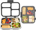 Stainless Steel Bento Box for Kids with Silicone Container, 4