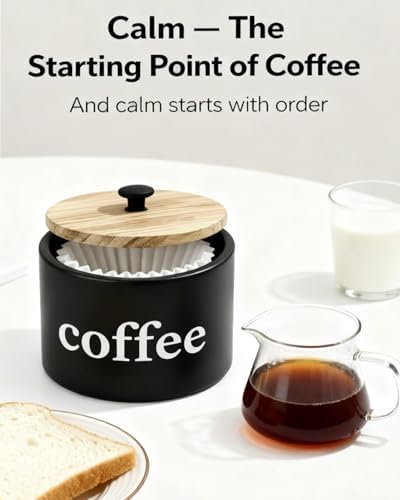 Built-in Storage Filter Holder – Space-Saving Countertop Essential for