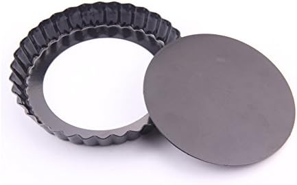 Gabkey 2 Pack Quiche and Tart Pan 6 inch(16cm) Removable Bottom