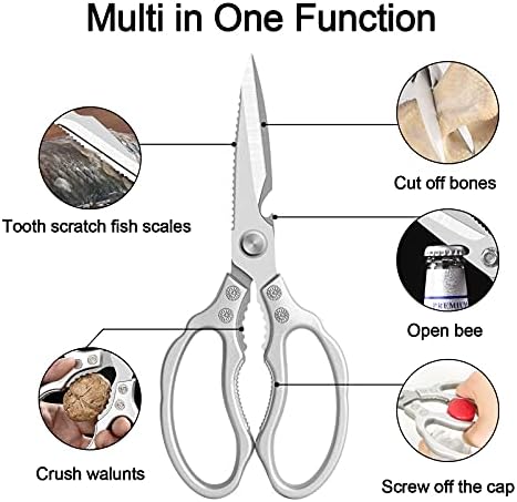 CGBE Kitchen Scissors, Multi-Purpose Kitchen Shears, Heavy Duty