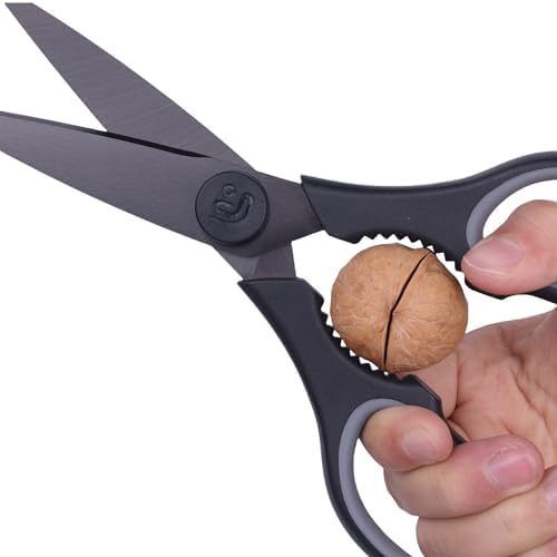 Linoroso Kitchen Scissors All Purpose Kitchen Shears with Magnetic