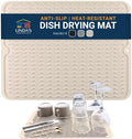 Silicone Dish Drying Mat for Kitchen Counter - Multi-Use 16 x 12 Inch
