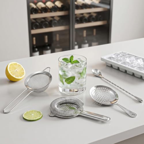 6 Pack Cocktail Strainer Set, Bar Tools Stainless Steel Includes