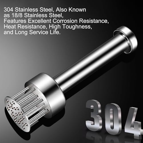 Stainless Steel Meat Tenderizer, 21 Sharp Needles