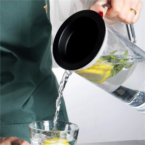 Water Pitcher Acrylic Water Pitcher Cylindrical Glass Pot