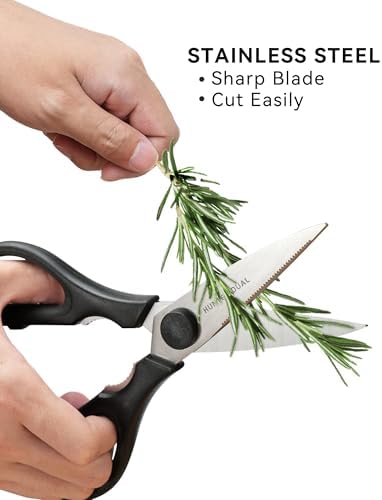 Kitchen Scissors for Food, HUNTER.DUAL Heavy Duty Come Apart Poultry