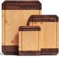 laboos Walnut Bamboo Cutting Board Set of 3 – Wood Cutting Boards for