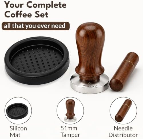 51mm Espresso Accessories Kit - Premium Aluminum Coffee Tamper Set