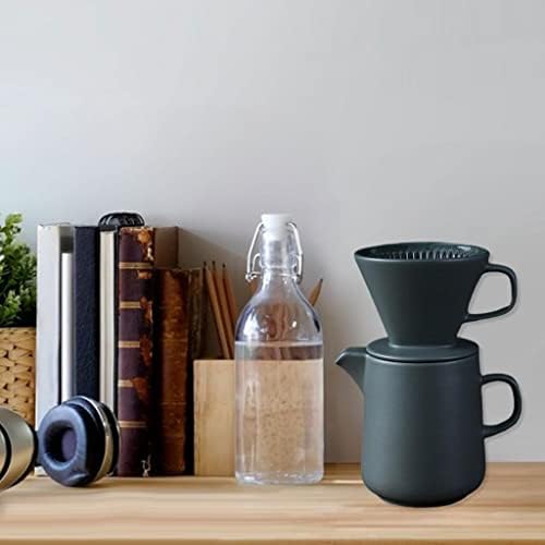 Green Ceramic Pour Over Coffee Maker Set
