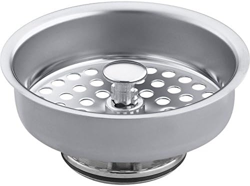 KOHLER K8803-CP Duostrainer Sink Strainer Basket, Polished Chrome