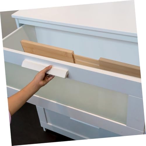 Adjustable Bamboo Drawer Divider Board 2pcs for Kitchen Storage
