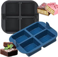Webake Silicone Air Fryer Brownie Pan for Baking, Nonstick 2.6" Square