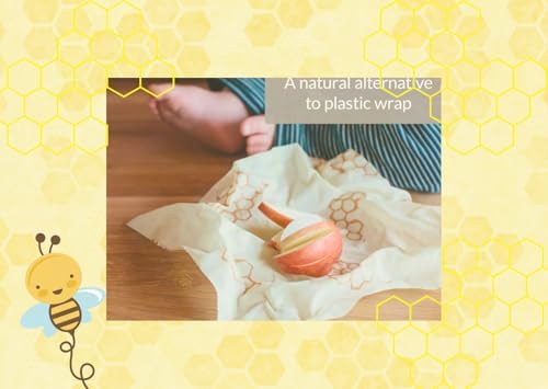 Reusable Beeswax Food Wrap Roll, XXL