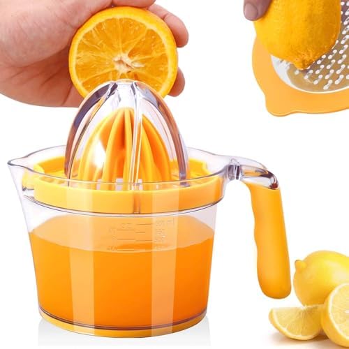 Drizom Manual Citrus Juicer Squeezer, 20OZ