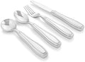 Weighted 7 oz Eating Utensils by Celley, 4pc Stainless Steel Knife