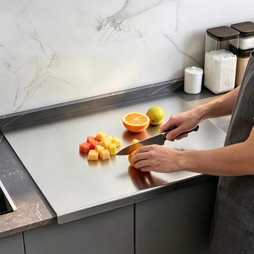 304 Stainless Steel Cutting Board, 35.4" x 22.8"