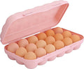 PhantomSky Egg Holder, 18 Eggs, Pink