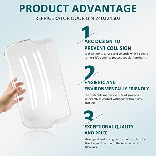 240324502/lfss2312tf0 Refrigerator Door Bin Compatible for Cros.ley