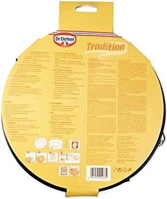 Dr. Oetker Tradition 28 cm 2-Base Non-Stick Bakeware Springform, Black