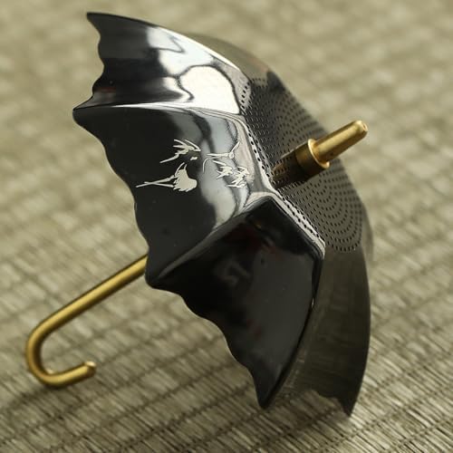 Ceramic Umbrella Tea Strainer with Tassels, Umbrella Tea Infuser