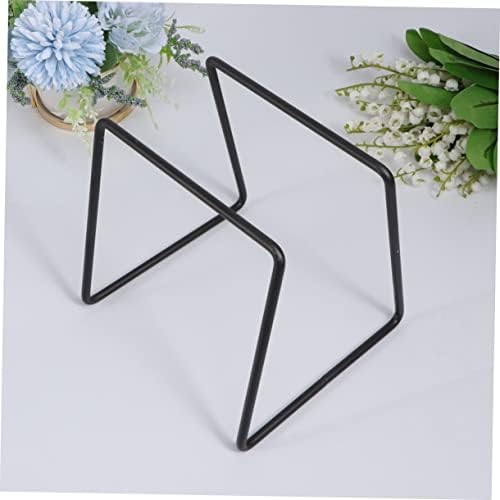 Metal Coffee Dripper Stand for Travel Brewing, Black Portable Rack